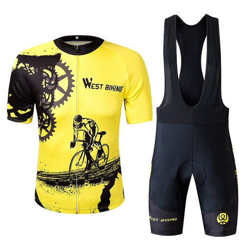 Load image into Gallery viewer, Summer Men Cycling Clothing Breathable Mountian MTB Bike Bicycle Clothes Ropa Ciclismo Quick-Dry Cycling Jersey Sets
