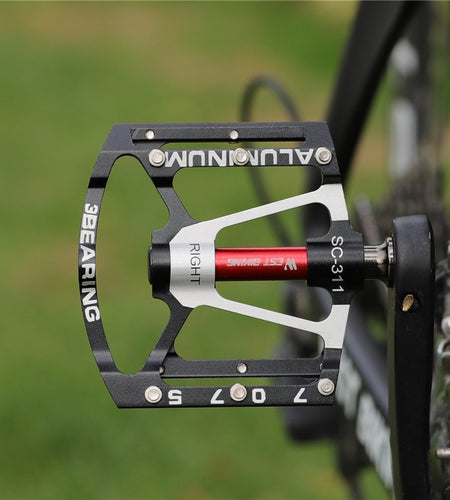 3 Bearings Bicycle Pedals Ultralight Anti-slip CNC BMX MTB Road Bike Pedal Cycling Sealed Bearing Bike Pedals