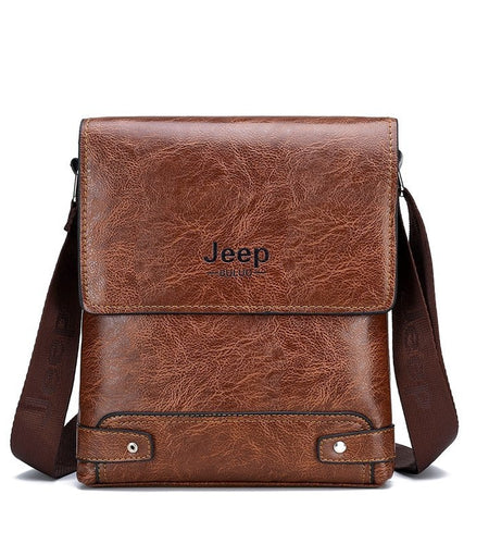 Fashion Male's Crossbody Bag Casual Business PU Leather Men's Messenger Bag Vintage Men Bags Zipper Shoulder Clutch