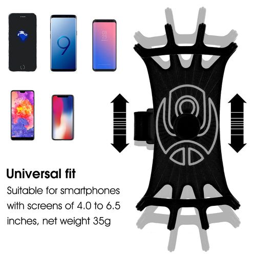 Load image into Gallery viewer, Universal Bicycle Phone Holder Handlebar Clip Stand For iPhone X XS 8 Mount Bracket Bike Phone Holder For Samsung Xiaomi Redmi
