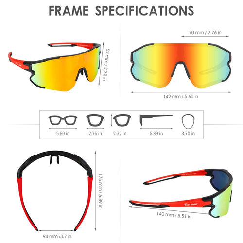 Load image into Gallery viewer, Polarized Cycling Glasses Outdoor Sport Sunglasses MTB Mountain Bicycle Eyewear UV400 Protection Cycling Goggles
