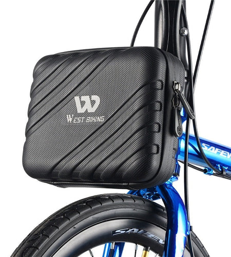 Waterproof Bicycle Bag Hard Shell Bike Bag Front Electric Scooter Panniers Reflective Storage Case Cycling Bag