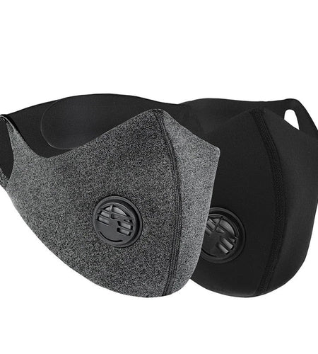 Cycling Mask Sport Face Mask PM2.5 Anti Pollution Activated Carbon  Filter Training Running Bike Mask