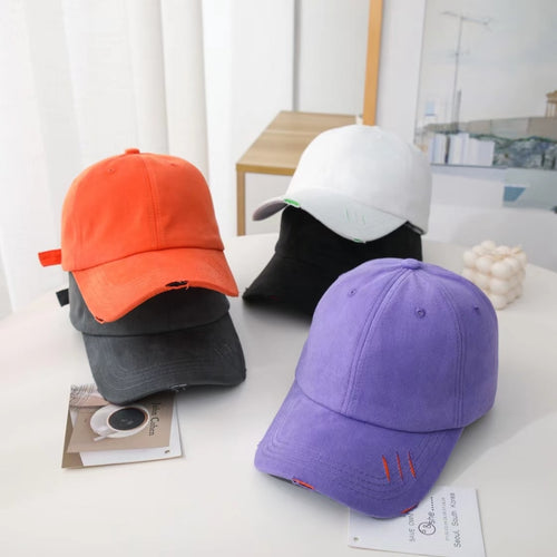 Load image into Gallery viewer, Unisex Fashion Cap Kpop Simple Hole Style Candy Colors Baseball Cap For Men Women High Quality Streetwear Hat
