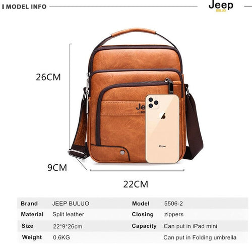 Load image into Gallery viewer, Brand High Quality Business Crossbody Tote Bags Man Leather Bags Male Cow Split Leather Handbag Messenger  For Men
