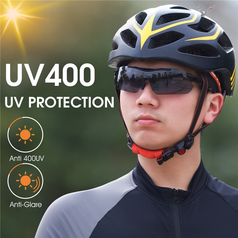 Photochromic Polarized Cycling Sunglasses Anti UV Sports Bicycle Glasses MTB Bike Fishing Hiking Riding Eyewear