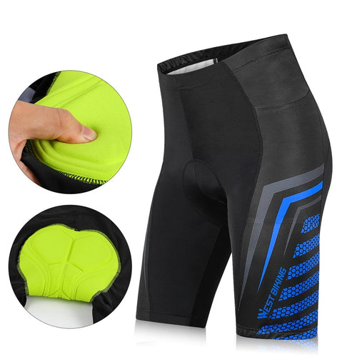 Load image into Gallery viewer, Pro Cycling Shorts Unisex Thickened Shockproof 3D Pad MTB Road Bike Team Tights Summer Breathable Underwear Shorts
