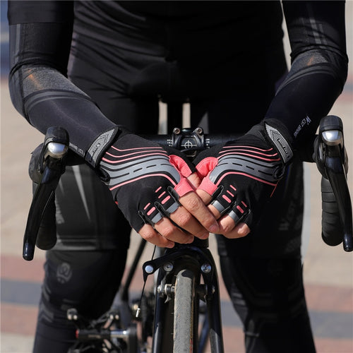 Load image into Gallery viewer, Cycling Gloves Women Men Anti Slip Half Finger Summer Sport Gloves Breathable MTB Bike Gym Fitness Bicycle Gloves
