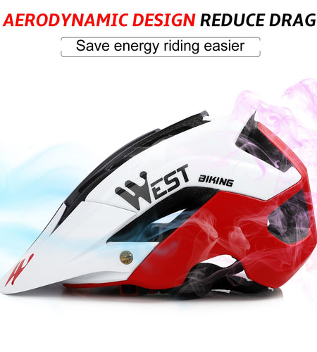 Bike Helmet Ultralight-Molded Bicycle Helmet Safety Caps Mountain Bikes MTB Cycling Helmet Casco Ciclismo 56-62 CM