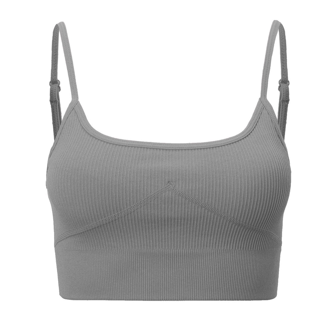 Seamless Yoga Bra Women Sports Bra Top Breathable High Elastic Running Vest Outfit Gym Fitness Workout Clothes Sportswear A056B