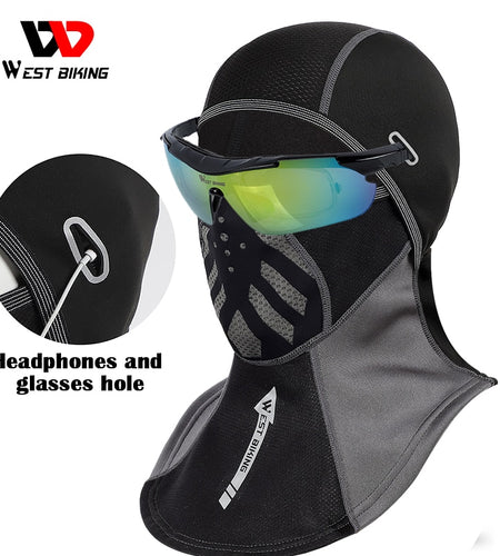 Winter Sport Cycling Cap Reflective Men Women Scarf Balaclava Neck Warmer Ski Bicycle Motorcycle Running Head Cap Hat