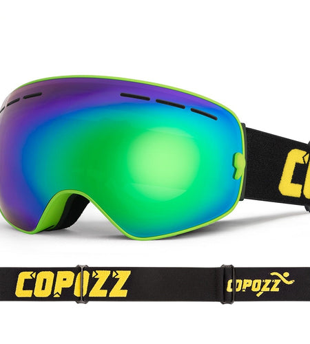 Professional Ski Goggles Double Layers Lens Anti-fog UV400 Big Ski Glasses Skiing Snowboard Men Women Snow Goggles