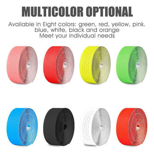 Load image into Gallery viewer, Road Bike Handlebar Tape EVA PU Bicycle Handlebar Tape Anti-slip Shock Absorption Cycling Wrap End Plug Accessories
