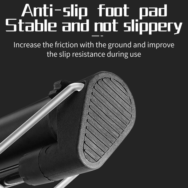 Bike Pump Bicycle Tire Portable Inflator Air Pump 120PSI Mountain Road Bike Accessories for Cycling MTB Bicycle Pump