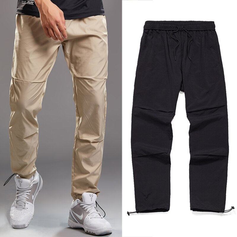Men's Running Sports Trousers Outdoor Jogging Exercise Pants Gym Fitness Elasticity Sweatpants Slim Skinny Leg Dry Fit