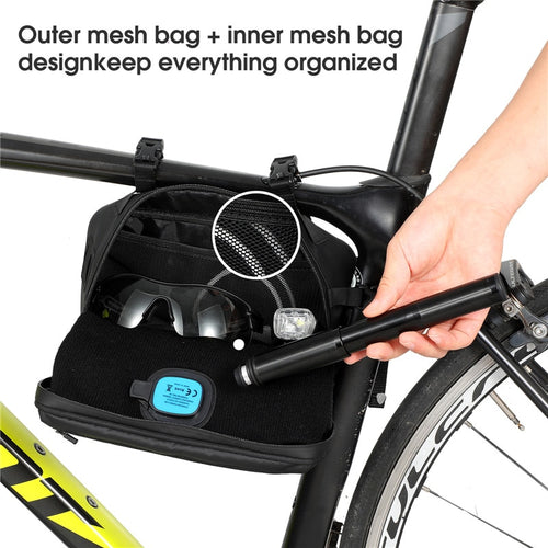 Load image into Gallery viewer, Multifunction Bicycle Handlebar Bag Shoulder Waist Cycling Frame Bag Large Capacity MTB Road Bike Accessories
