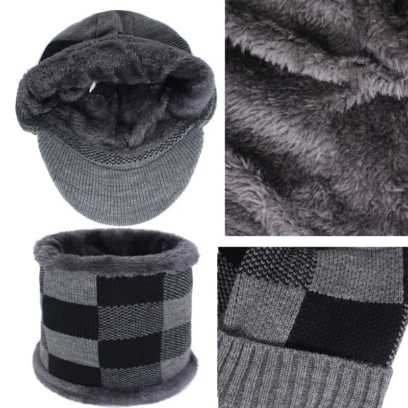 Beany Skullies Beanies Men's Winter Hats For Men Winter Cap Necks Women Knitted Hat Male Mask Gorro Bonnet Winter Beanie Hat Cap