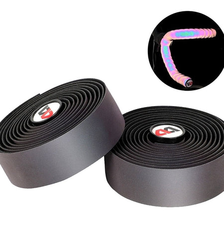 Reflective Bike Handlebar Tape Quality EVA Shockproof Bike Cycling Bar Tape Wrap With Bar Plugs Bicycle Accessories
