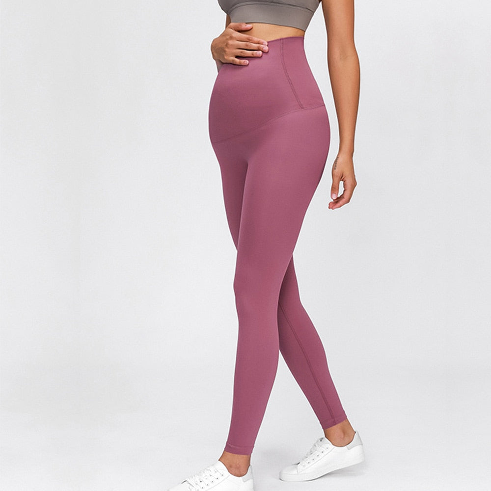 Pregnant Yoga Pant For Women Fitness Maternity Yoga Pants Sport Stretchable Wrapped Belly Gym Leggings