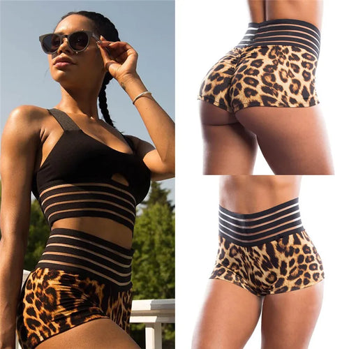 Load image into Gallery viewer, Sexy Women Women&#39;s Summer High Waist Sports Shorts Push Up Booty Fitness Sports Casual Gym Hot Short
