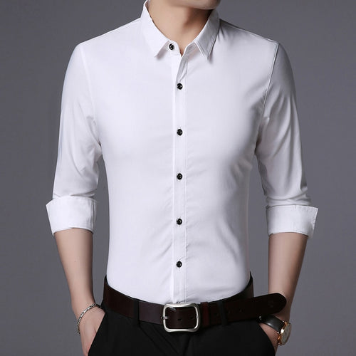 Load image into Gallery viewer, Fashion Brand Designer Shirt Men Dress Shirts Slim Fit Streetwear Long Sleeve Korean High Quality Casual Men Clothes
