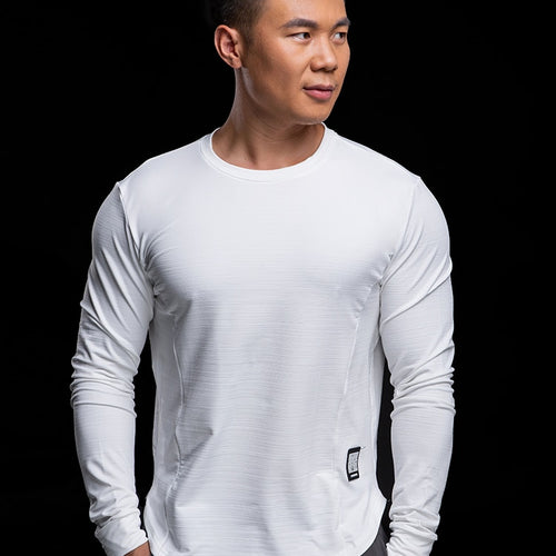 Load image into Gallery viewer, High Quality Men&#39;s Running Shirt Bodybuilding Sport T-Shirt Quick Dry Long Sleeve Compression Top Gym Fitness Tight Rashgard
