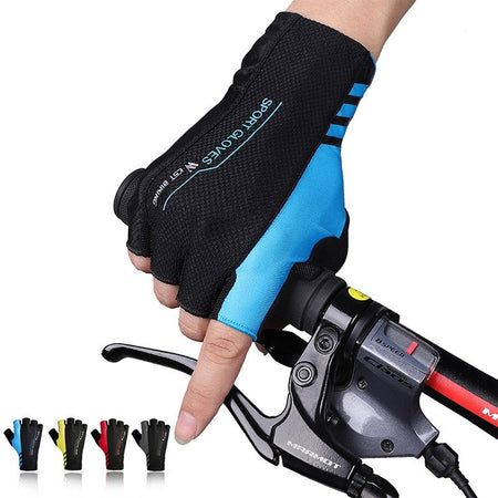 Summer Cycling Gloves Half Finger Men Women Shockproof Breathable Bicycle Gloves Ciclismo MTB Road Bike Gloves
