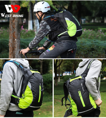 16L Sport Cycling Backpack Waterproof Ultralight Bicycle Bag Outdoor Mountaineering Hiking Climbing Travel Backpack