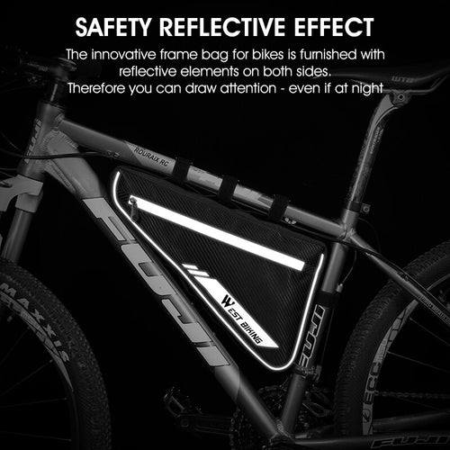 Load image into Gallery viewer, 4L Large Capacity Bicycle Bag Rainproof Triangle Frame Bag MTB Road Bike Repair Tools Pannier Cycling Accessories
