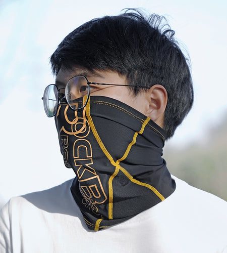 Summer Ice Silk Cycling Face Mask Anti-UV Anti-sweat Breathable Running Bandana Sun Protection Sports Scarf Face Mask