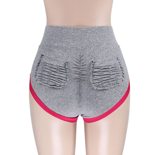 Load image into Gallery viewer, Designers Pocket Quick Dry Push Up Shorts-women fitness-wanahavit-Gray-L-wanahavit
