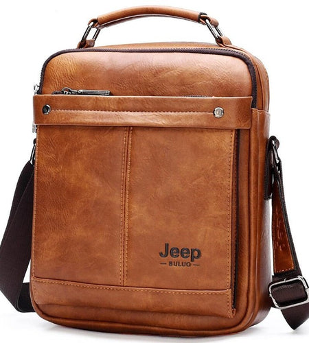Large Size Handbag Brand Men Business Work office Shoulder Bag For 9.7 in iPad Male Leather Crossbody Messenger Bag