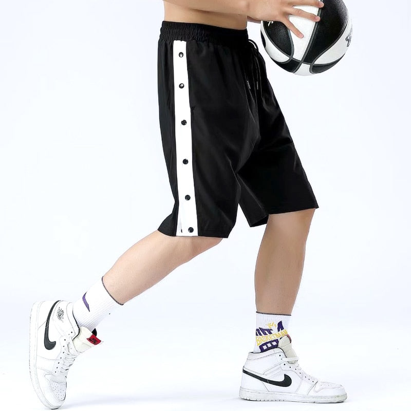 Men's Running Short Pants Fitness Sports Athletics Sweatpants Male Tennis Basketball Soccer Training Scanties Dry Fit Breathable