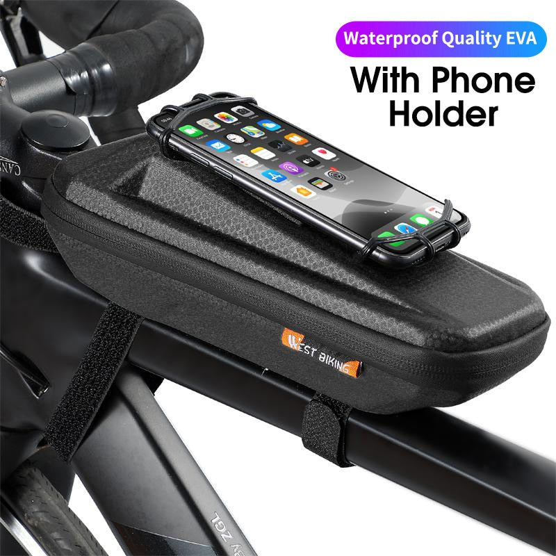 Waterproof Bicycle Bag 7.0 Inch Sensitive Touch Screen Phone Bag MTB Road Bike Front Frame Bag Cycling Accessories