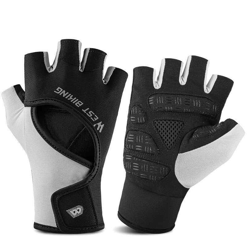 Half Finger Cycling Gloves Summer Breathable Anti Slip Sport Bicycle Gloves Women Men MTB Road Bike Fitness Gloves