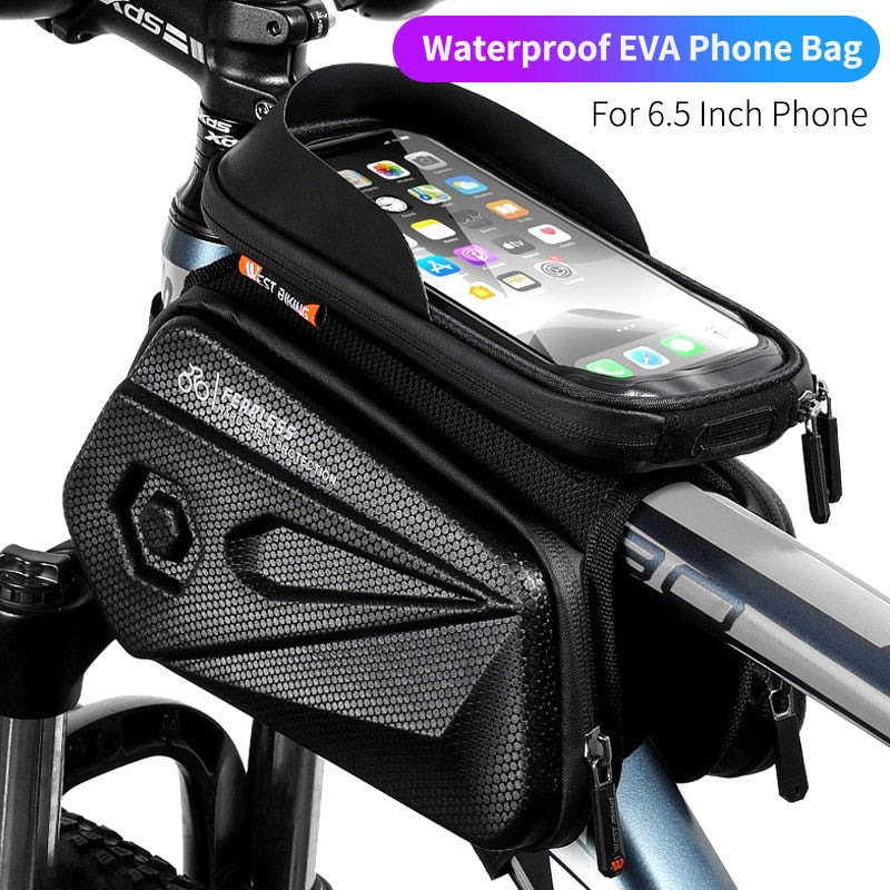 Multifunctional Bicycle Bag Front Frame Top Tube MTB Bike Bag Waterproof EVA Electric Scooter Cycling Accessories