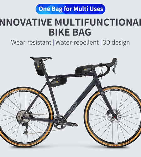 Bike Saddle Bag Rainproof Multifunctional Front Frame MTB Road Bicycle Bag Reflective Pannier Cycling Accessories