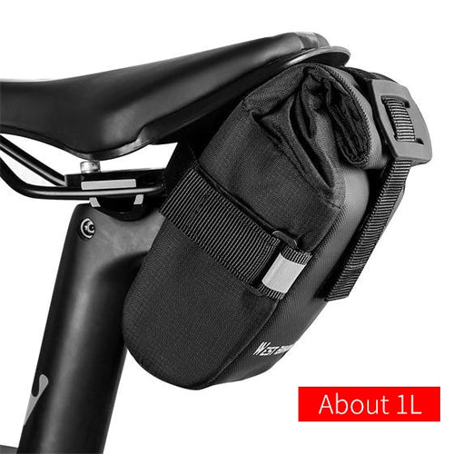 Load image into Gallery viewer, Rainproof Bicycle Bag 3D Shell Reflective Seatpost Saddle Bag Shockproof MTB Road Bike Bag Cycling Accessories
