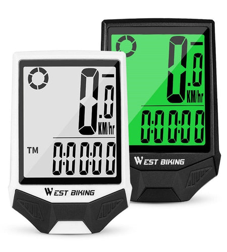 Waterproof Wireless Bicycle Computer MTB Road Bike Stopwatch Speedometer Large Digital Backlight Cycling Odometer