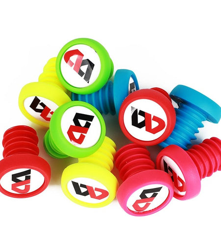 2 Pcs Bicycle Grip Anti-slip Firm Handlebar Caps MTB Bike Lightweight Bar End Plugs For MTB BMX Bike Handle Bar Grip