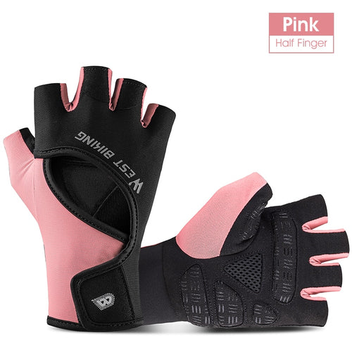 Load image into Gallery viewer, Half Finger Cycling Gloves Summer Breathable Anti Slip Sport Bicycle Gloves Women Men MTB Road Bike Fitness Gloves
