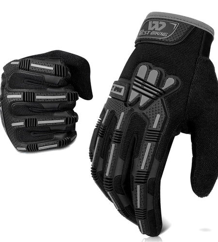 Full Finger Bike Gloves Shockproof Sport Military Tactical Gloves Motorcycle MTB Bicycle Touch Screen Cycling Gloves