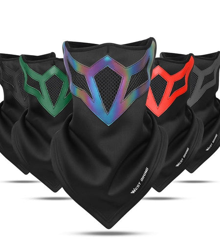 Warm Winter Cycling Headwear Fleece Balaclava Windproof Face Shield Bandana Running Ski Fishing Sport Bike Scarf