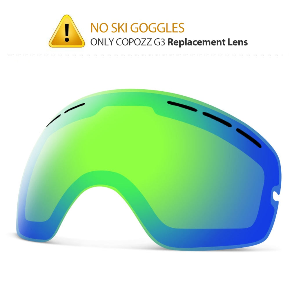 Kids goggles Replacement Lens Only Small Size Children Double anti-fog UV400 Skiing Girls Boys For Snowboard goggles For GOG-243