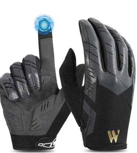 Touch Screen Cycling Gloves Anti-slip Shockproof Pad Breathable MTB Bike Gloves Sport Fitness Running Bicycle Gloves