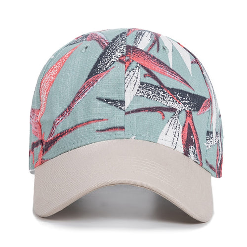 Load image into Gallery viewer, Fashion Women Cap Flowers And Foliage Print Baseball Cap Female Outdoor Streetwear Caps Hats
