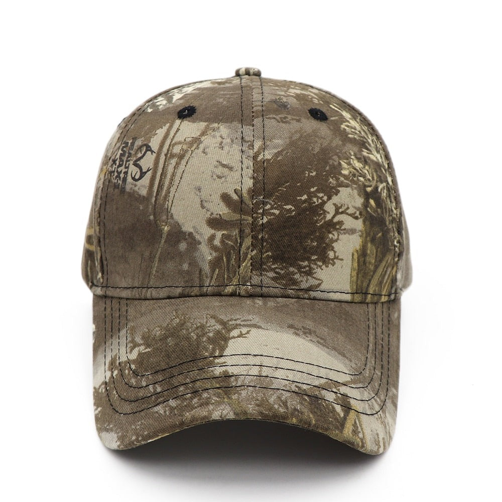 Outdoor Jungle Fishing Baseball Hat Cap Man Camouflage Hunting Hat Casquette Bone Cotton Tree Camo Snapback Dad Caps