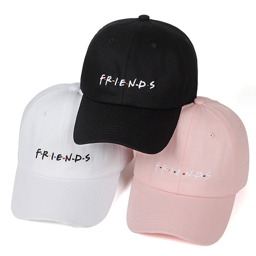 Load image into Gallery viewer, Women men fashion spring summer dad hat friends embroidery baseball cap cotton adjustable snapback hats new casual caps

