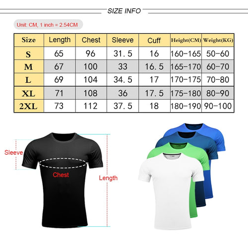 Load image into Gallery viewer, Shirt Homme Running Men Designer Quick Dry T-Shirts Running Slim Fit Tops Tees Sport Men&#39;s Fitness Gym T Shirts Muscle Tee
