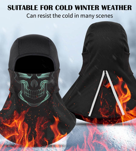 Warm Winter Cycling Headwear Reflective Windproof MTB Road Bicycle Full Face Cover Men Women Sport Thermal Bike Cap